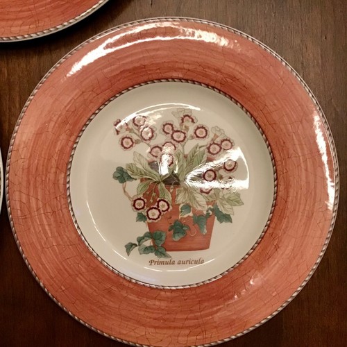 Wedgwood Sarah’s Garden Salad Plates 8 1/4” Set of 3 Botanical England 1997 - Picture 5 of 6