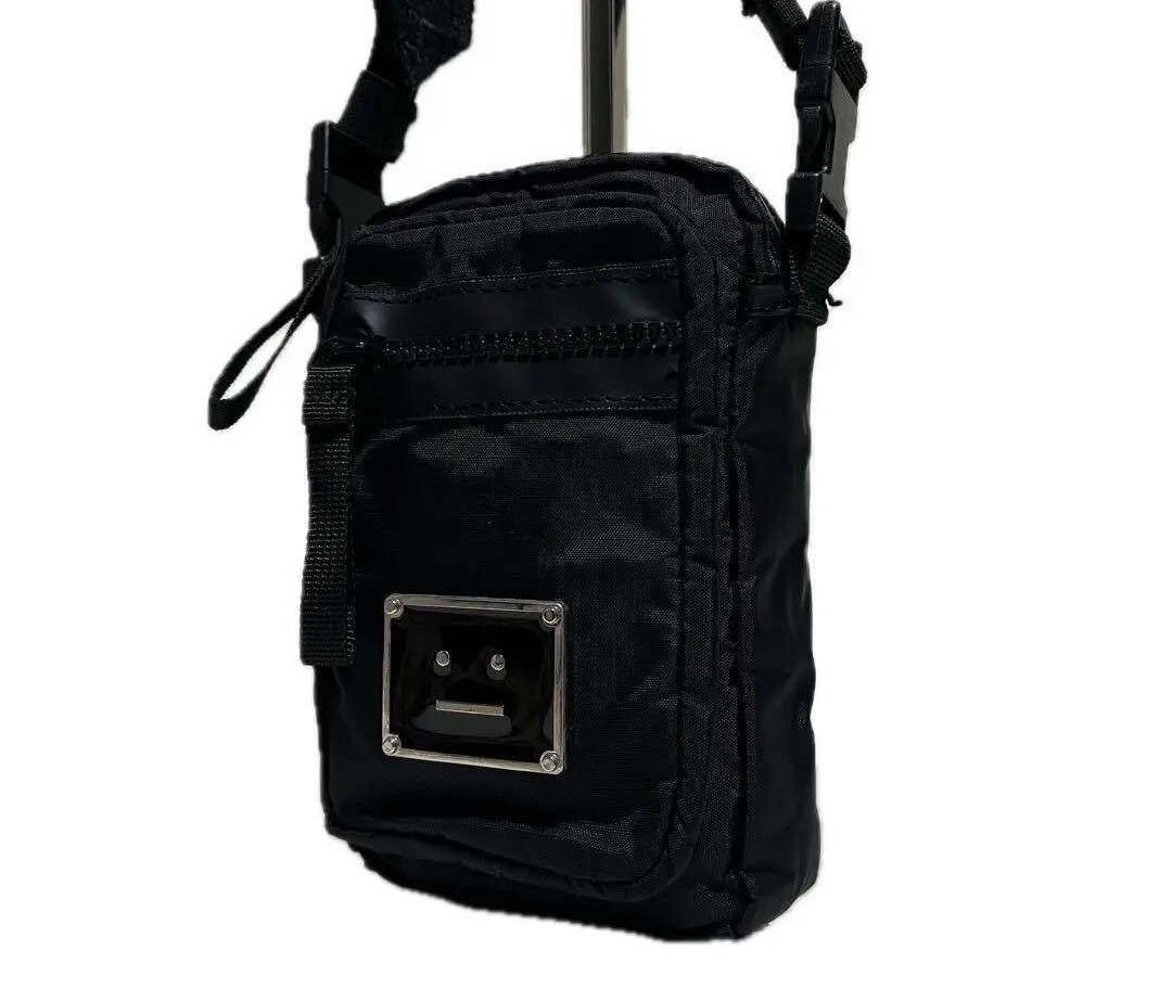 バッグ Acne Studios PLAQUE FACE CROSSBODY BAGS Acne Studios PLAQUE FACE CROSSBODY BAGS Shoulder Color Black