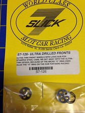 SLICK 7 S7-126 Ultra Drilled Fronts 1/24 slot car Mid America Raceway