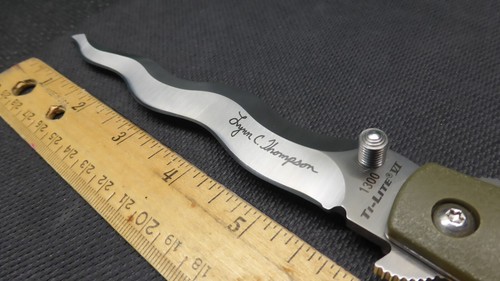 Cold Steel 6'' Kris Ti-Lite Limited Ed. '26SY6' Lynn Thompson S/Ned #1300 NIB - Picture 8 of 22