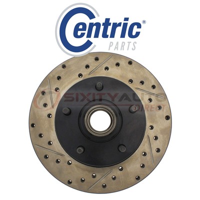 Centric Drilled & Slotted Disc Brake Rotor for 1973-1974 Buick Apollo 4.1L og