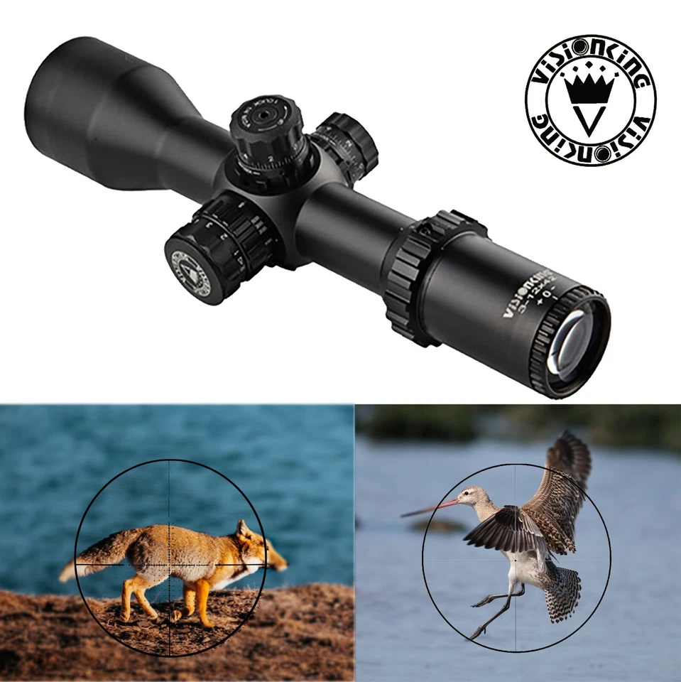 Visionking 3-12x42 FFP Rifle Scope Mil dot 30 mm Tube Shooting Sight Hunting - Image 2 of 4