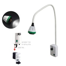9W LED Dental Surgical Exam Cold Light Lamp KD-202B-3+Guide Rail Slideway Clip