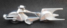 Vintage Retro Art SPACE AGE Jet Rocket MOTORCYCLE 7" - Flash Gordon, Buck Rogers