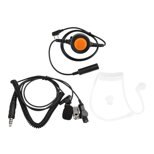 7.1-A3 Transparent Air Tube Headset w Mic For Kenwood TK-208 TK-220 TK-240 TH-28 - Zdjęcie 17 z 19