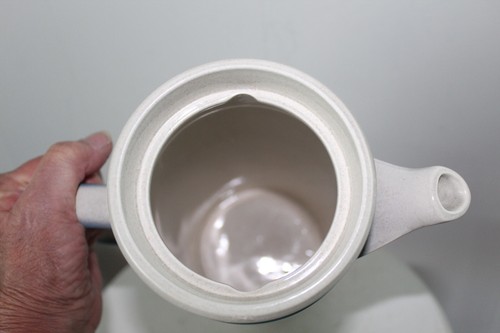Cafetera de seis tazas de gres Wedgwood azul Pacific retirada - Imagen 4 de 11