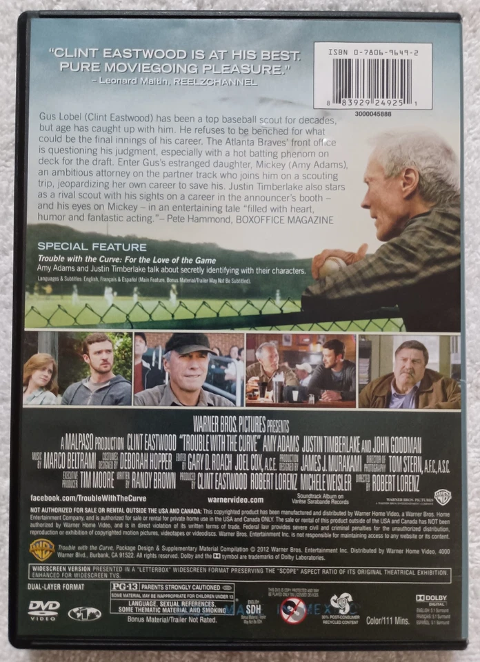 Trouble With The Curve "DVD, 2012" - Image 2 of 3