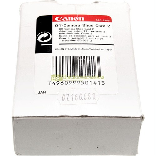 Canon Off Camera TTL Shoe Cord 2 for EOS Analog and Digital SLR Cameras - Picture 4 of 4