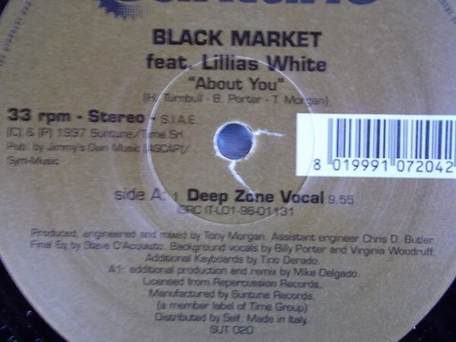Black Market Featuring Lillias White - About You (12") - Picture 4 of 6