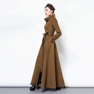 maxi belted coat