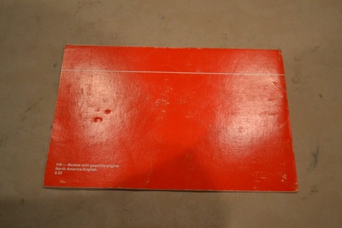 Genuine OEM Volkswagen Golf Owners Manual - Picture 5 of 5