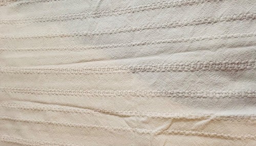 100% Cotton Shower Curtain Embroidery Striped Fabric Shower - Picture 10 of 11