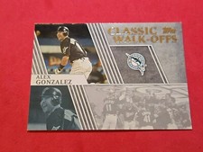 2012 Alex Gonzalez Topps #CW-12 Classic Walk-Offs Insert 