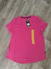 Gap Ladies Machine Washable Relaxed Easy Fit Short Sleeve V-Neck Tee Medium