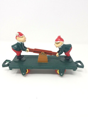 Toy State 1992 Christmas Magic Train ELF CAR ~ VERY GOOD CONDITION ~ WORKS