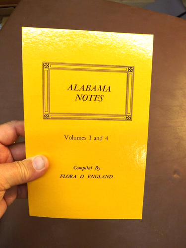 ALABAMA NOTES VOLUMES 1 2 3 4 Flora England 2001 Genealogy History family names - Picture 9 of 18