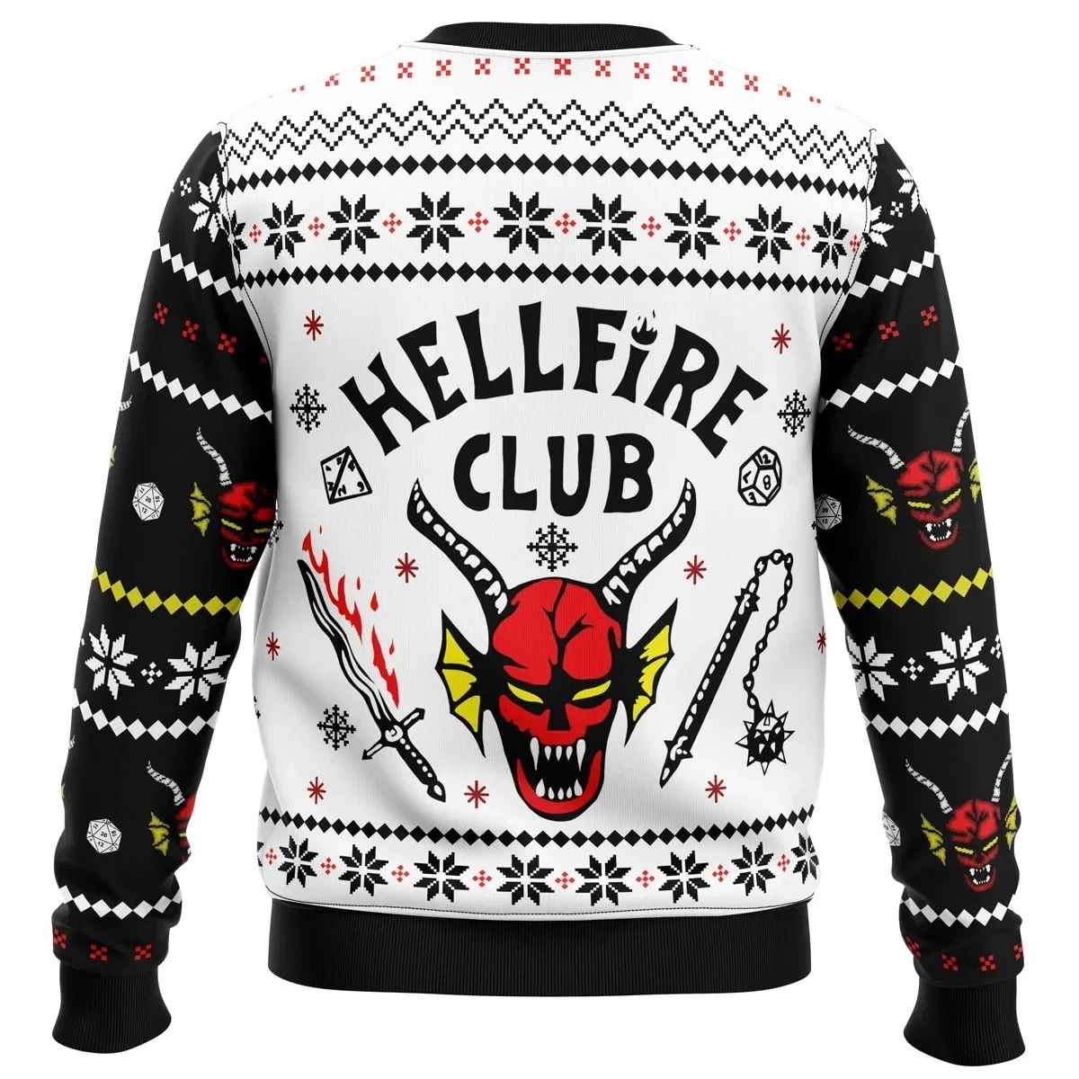 HellFire Club Stranger Things Ugly Christmas Sweater