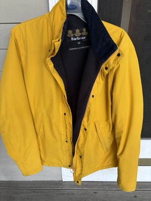 Vintage Barbour Men s Insulated/WProof Jacket/M/ Bright Yellow