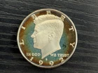 1992 S Kennedy Half Dollar 50c PROOF 90% SILVER Coin - ME5130