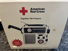 Eton FR300 American Red Cross Crank Emergency NOAA Weather Radio White AM/FM/TV
