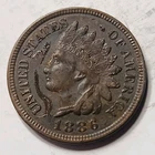 1886 Type 1 Indian Head Cent 1c Better Grade