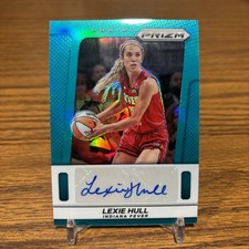2025 Panini Prizm WNBA Lexie Hull Teal /35 Auto Indiana Fever