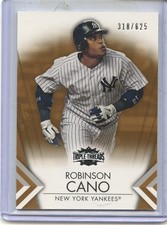 2012 TOPPS TRIPLE THREADS SEPIA BASE CARD 318/625 ROBINSON CANO