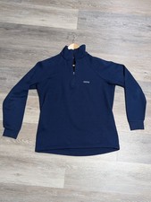 Vintage 90s Patagonia Capilene Fleece 1/4 Zip Sweater Men size L Made in USA VTG