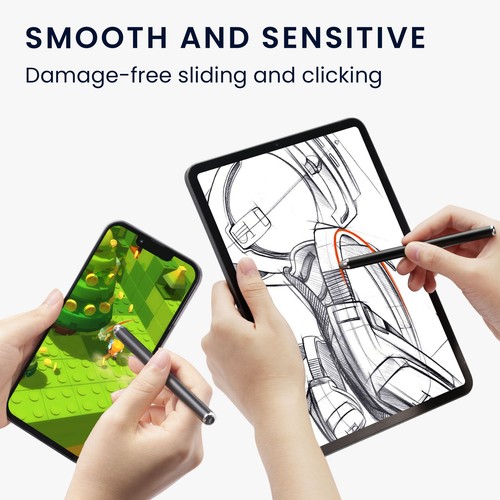 Tablet Stift in Schwarz - Stylus Pen für Tablets Stift für Tablet Handystift - Bild 2 von 8