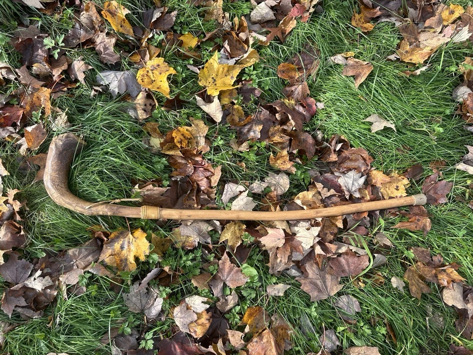 Bastón de madera de bruja de los Apalaches Bastón Apalaches Dicho Mantén alejados a los caminantes Foto 3 de 4