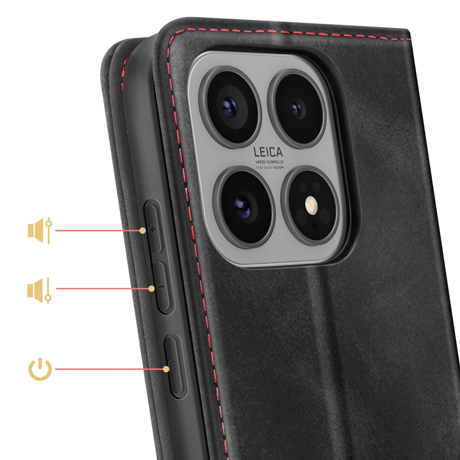 Coque Xiaomi 17 Tactical Xproof avec étui portefeuille et clapet rabattable