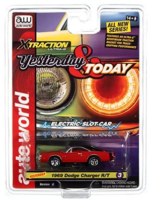 Auto World Xtraction 2007 Dodge Charger Srt8 (rot) Ho Scale Slotcar