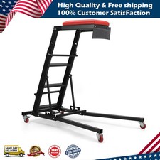 Foldable Topside Creeper Garage 400lb Mechanic Engine Ladder Car Shop Adjustable