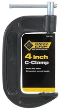 Steel Grip 2262376 Steel Black Oxide Adjustable C-Clamp 4 in. Capacity