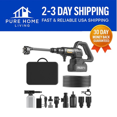 #ad Portable Handheld Pressure Washer 1200 PSI with Brushless Motor amp; 23 ft Hose $224.99