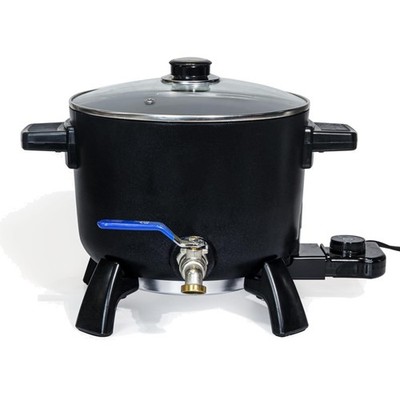Wachsschmelzgerät, 6L, Kerzenwachs, Seife, Temperaturregler, Antihaft, Heizgerät