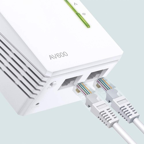 TP-Link TL-WPA4220KIT 2-Port Powerline Adapter WiFi Starter Kit, Range Extender, - 第 4/6 張圖片