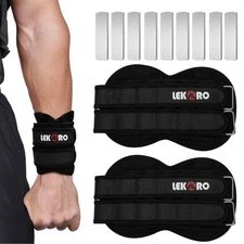 Adjustable Wrist Ankle Weights, Removable Arm & Leg Weight for Men & Women, F...