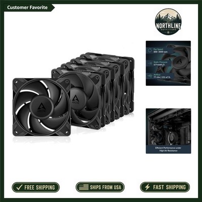 ARCTIC P12 Pro PST - 5 Pack - Powerful  Fan, 120 Mm PWM Fan with Y-Cable