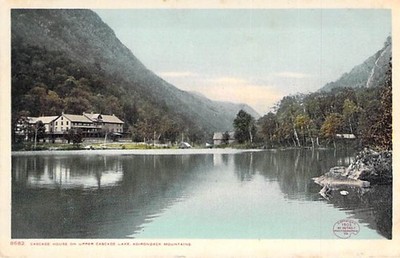 Cascade House On Upper Cascade lake, Adirondack Mtns.