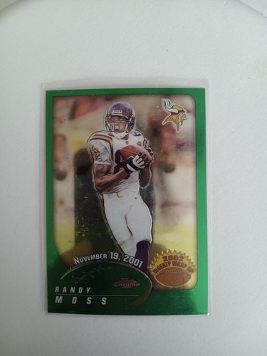 Randy Moss 4 Football Card Lot Vikings HOF'er - Picture 2 of 9