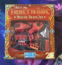 New Sealed Ticket to Ride Red 20th Anniversary Deluxe Train Set