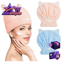 Handtuch Haarturban 2 StüCk Mikrofaser Schnelltrocknend Saugstark FüR Lange