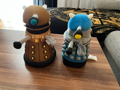 2 Official Dalek Plushies (Build-A-Bear & 2009 Underground Toys)