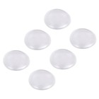 18 stücke gummi wandschutz selbstkleber türgriff bumper (transparent)