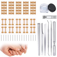 Professional Toenail Tool Includes Breathable Strips, Curved Toenail Corrector