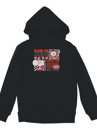 Felpa con cappuccio con licenza ufficiale Dubble Bubble Retro Gum Artwork Youth's - Foto 1 di 9