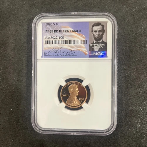 1995 S 1c PF 69 RD Ultra Cameo NGC