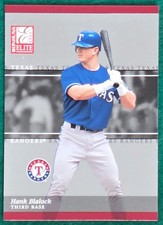 Hank Blalock - 2003 Donruss Elite #72 - Texas Rangers Baseball Card
