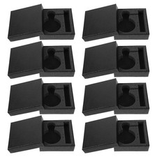 8pcs Pocket Watch Box Watch Display Case Square Cardboard Box Organizer Storage
